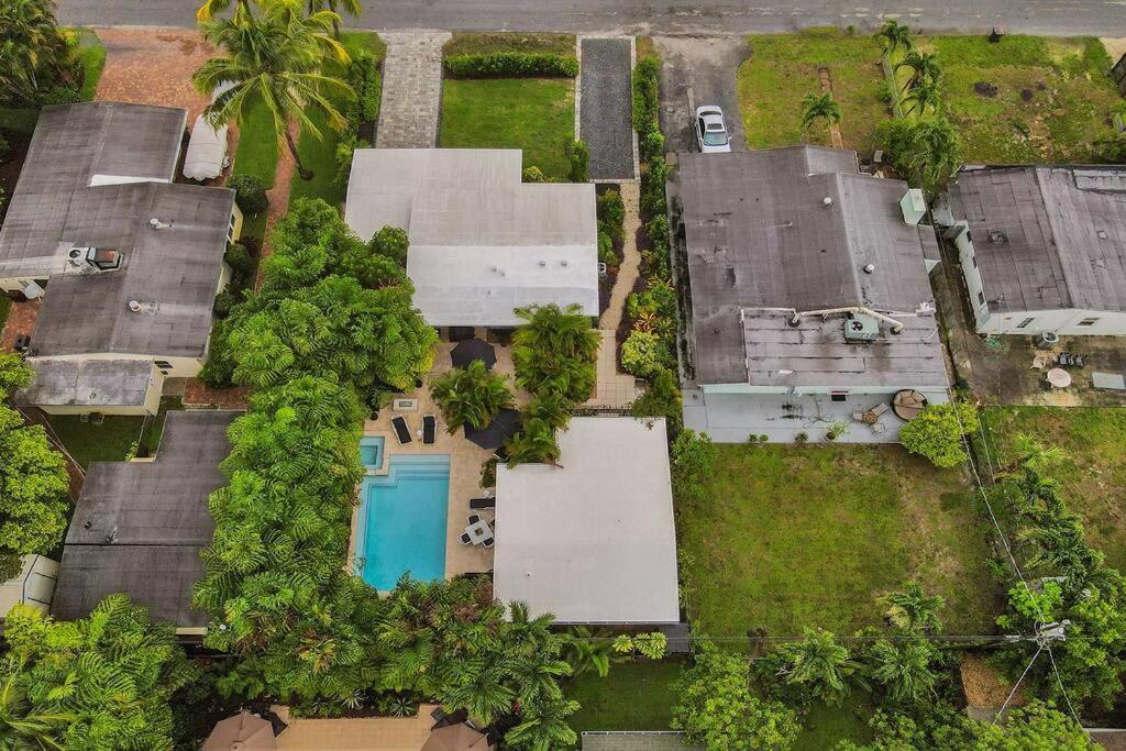 Stylish Tropical Oasis Hot Tub Pool Bbq Villa Fort Lauderdale Buitenkant foto